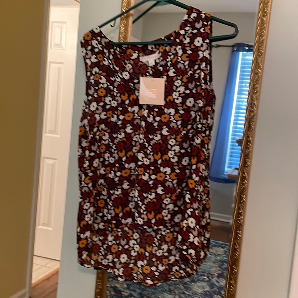 14th & Union Black Canyon Bloom Sleeveless-SP
